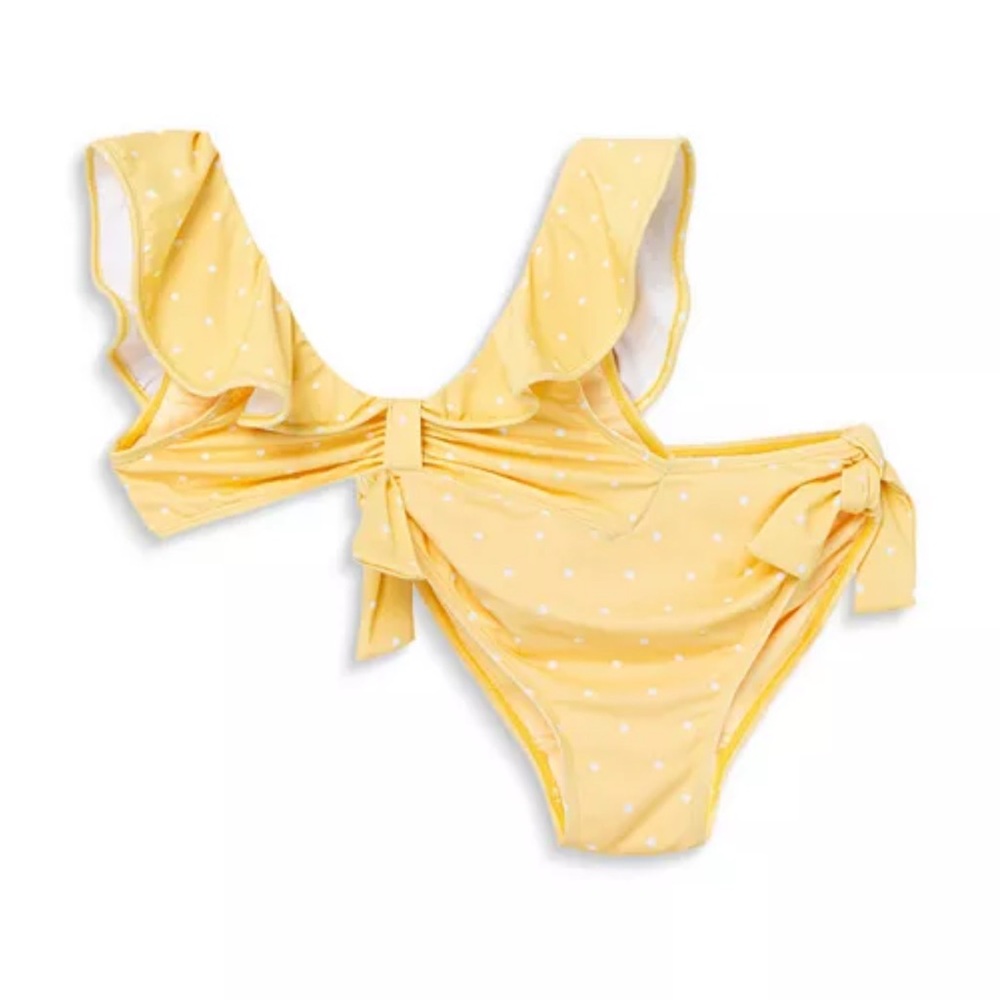 Habitual Kids Girls' Two Piece Polka Dot Swimsuit Size 12